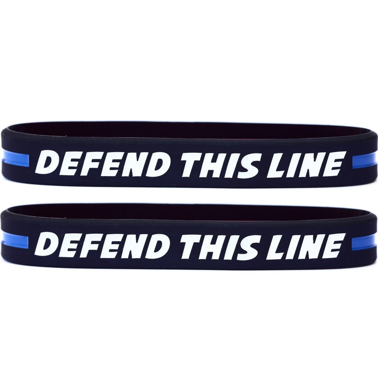 2 of Defend this Line Wristbands
