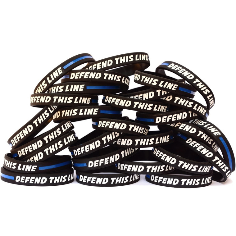 30 of Defend this Line Wristbands