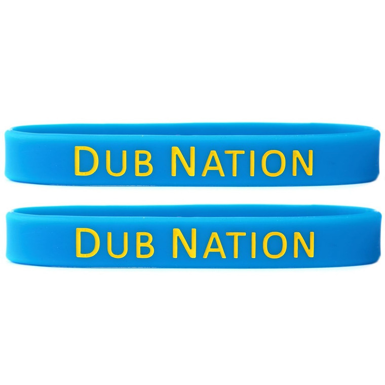 2 of Dub Nation Wristbands