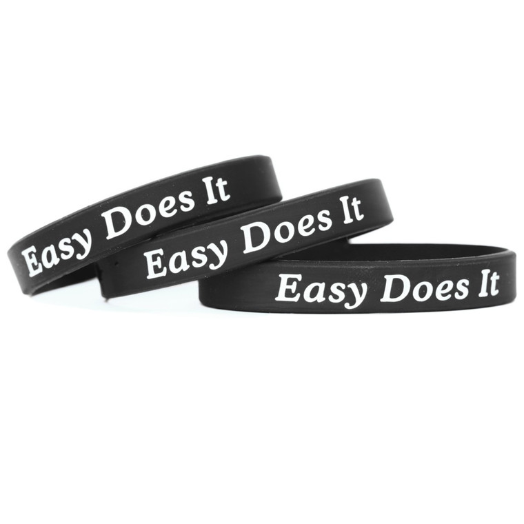 3 of Easy Does It Wristbands