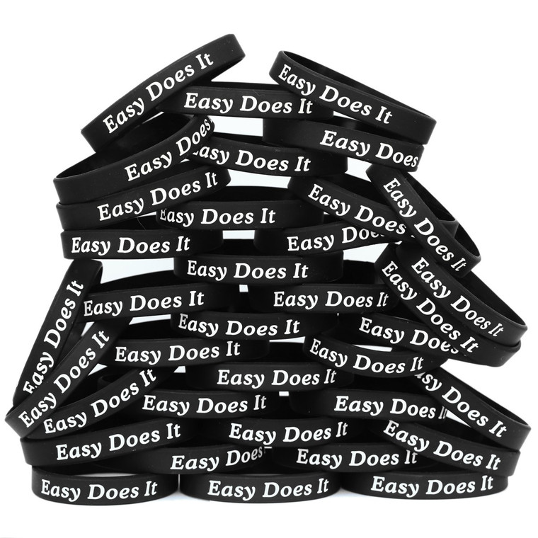 40 of Easy Does It Wristbands