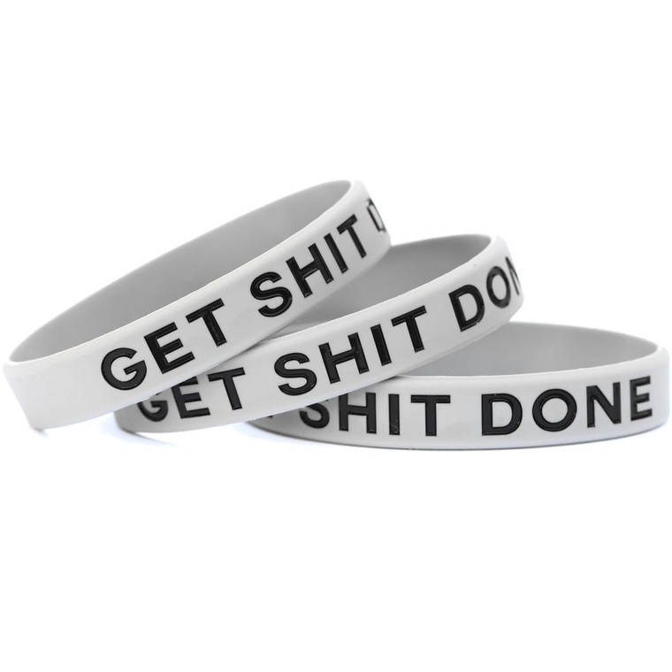 3 of Get Shit Done Wristbands