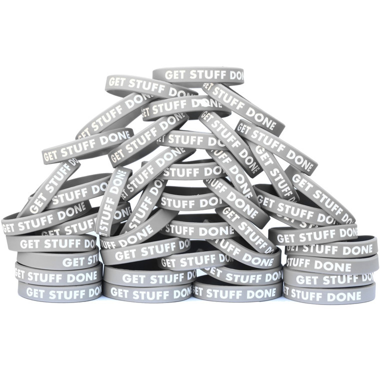 50 of Get Stuff Done Wristbands
