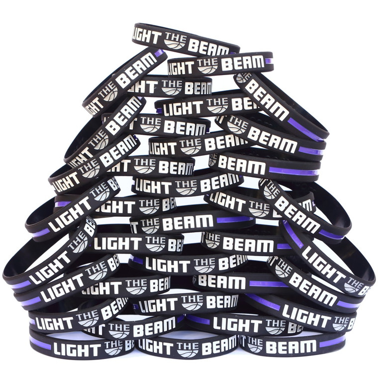 100 of Light the Beam Wristbands