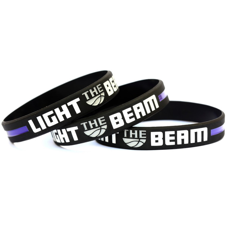 3 of Light the Beam Wristbands
