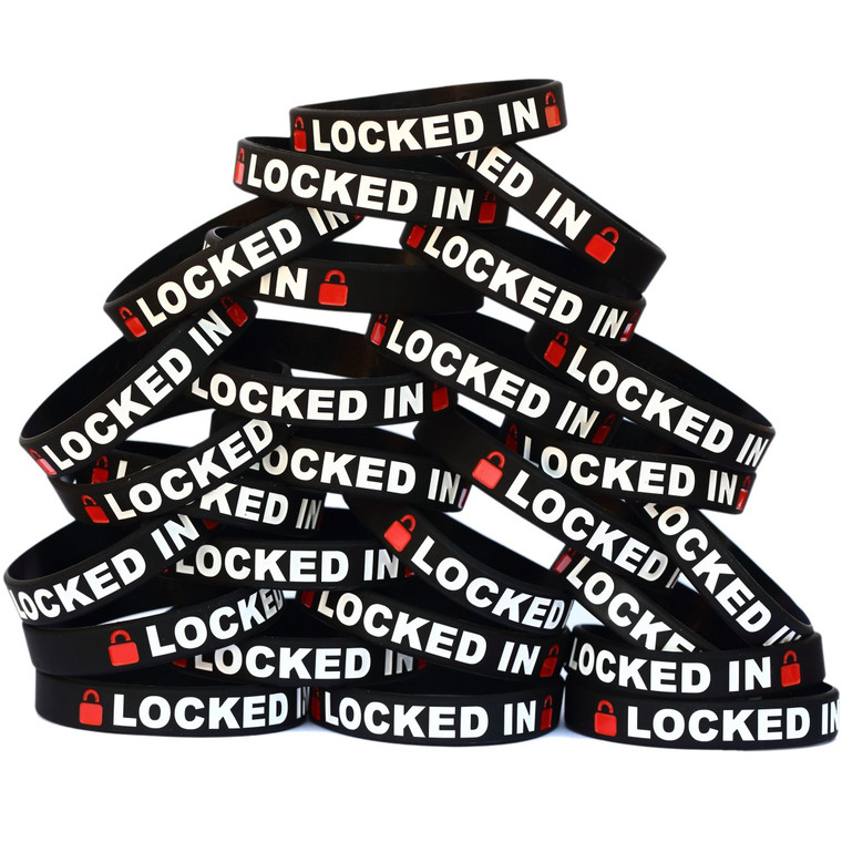 100 of Locked In Wristbands