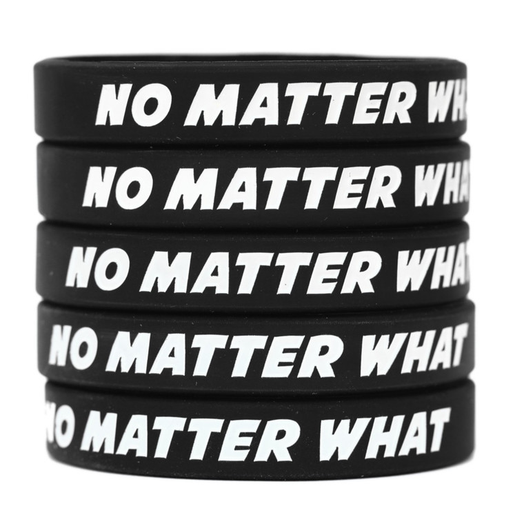 5 of No Matter What Wristbands