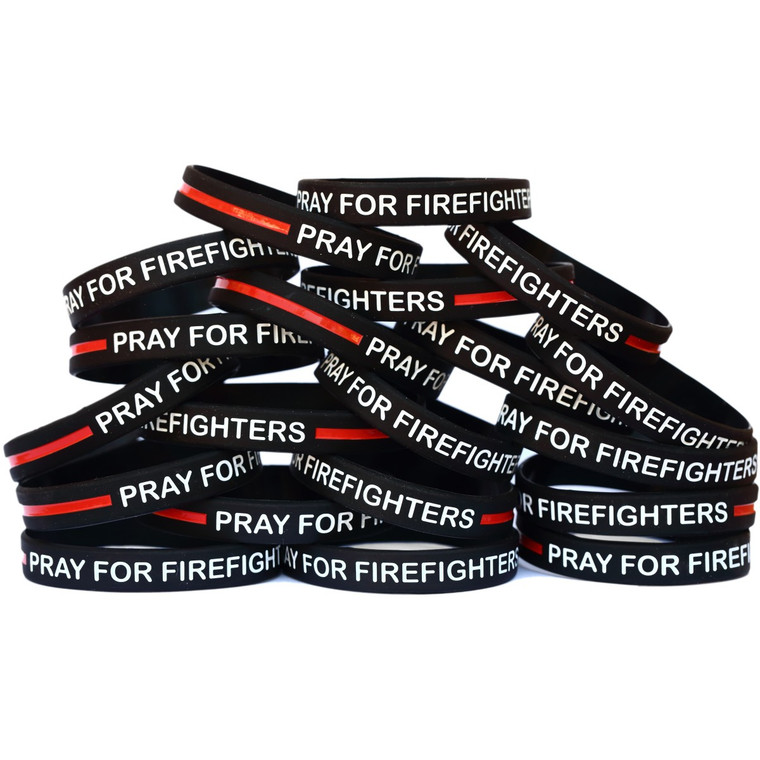 20 of Pray for Firefighters Wristbands