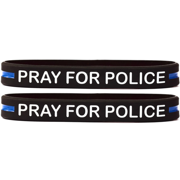 2 of Pray for Police Wristbands