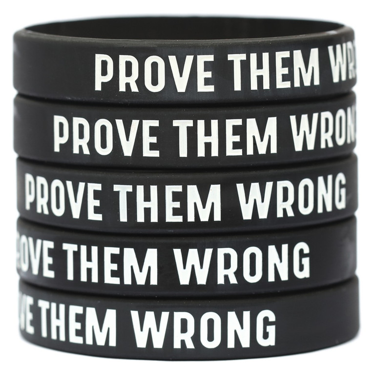 5 of Prove them Wrong Wristbands
