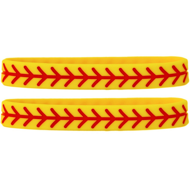 2 of Softball Wristbands
