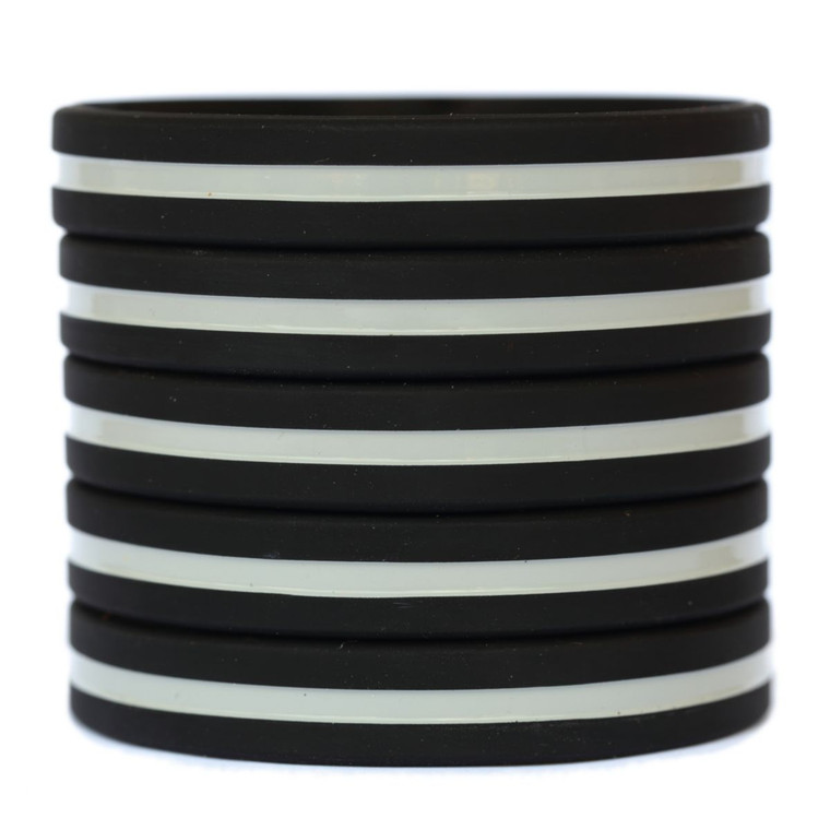 10 of Thin Gray Line Wristbands