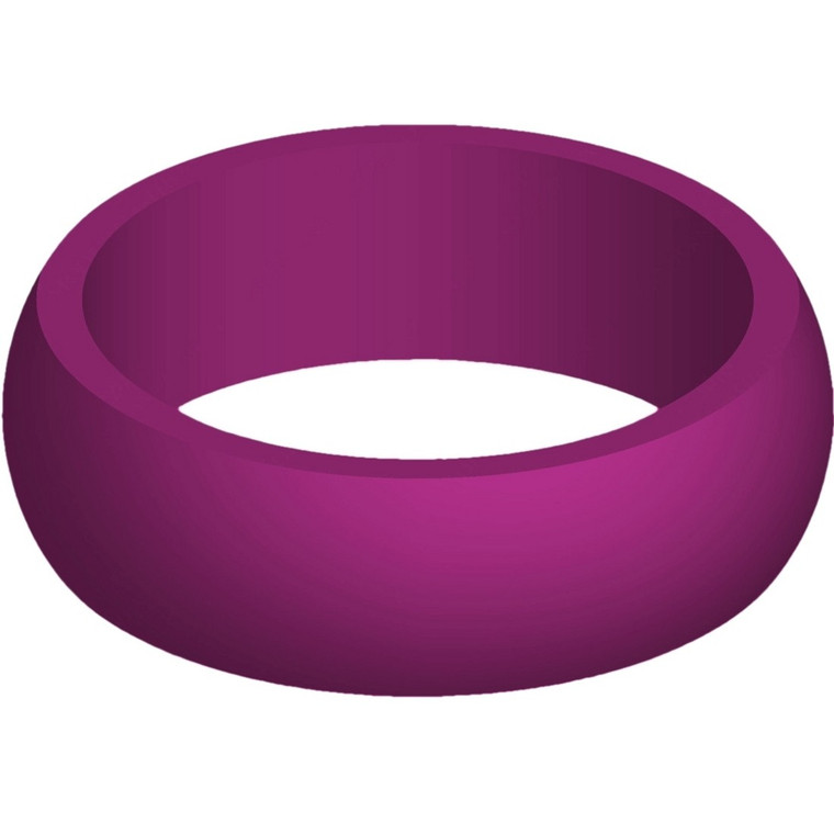 Maroon Silicone Ring - 9mm Wide