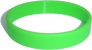 black custom silicone wristband