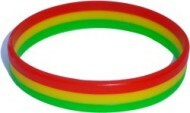 black custom silicone wristband