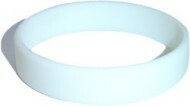 black custom silicone wristband