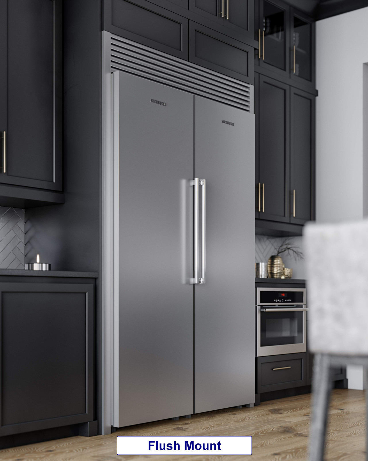 Double Fridge Trim Kit Retrofit/Existing