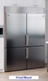 Bertazzoni refrigerators with trim kit installed