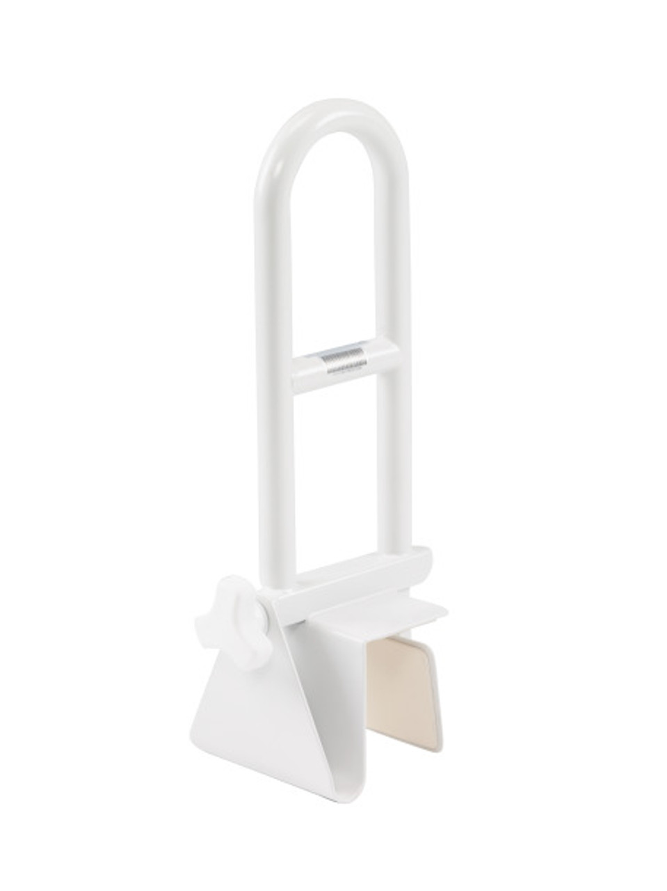 Drive Medical Parallel Bathtub Grab Bar Safety Rail, White