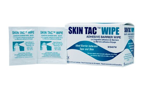 Adhesive Barrier Wipes Skin Tac MSC Medical Shop