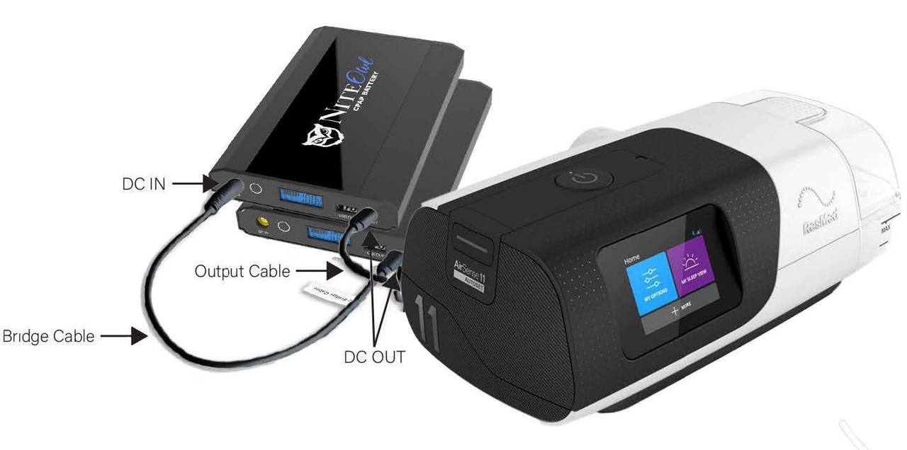 NiteOwl Dual CPAP Battery Kit NiteOwl MSC Medical Shop