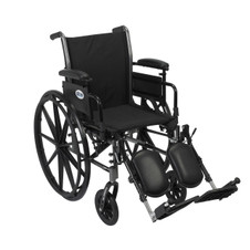 Cruiser III Light Weight Wheelchair with Flip Back Removable Adjustable Desk Arms and Elevating Leg Rest - k316adda-elr| Free Shipping, Quick Delivery