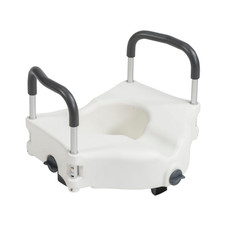 PreserveTech Secure Lock Raised Toilet Seat, 5" Height Front PreserveTech Secure Lock Raised Toilet Seat, 5" Height Front