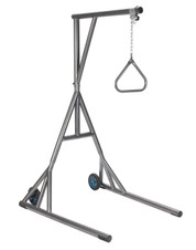 Heavy Duty Silver Vein Trapeze with Base and Wheels - 13039sv | Free Shipping, Quick Delivery