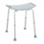 Grey Bathroom Safety Shower Tub Bench Chair - rtl12203kdr (angled view with raised) | Free Shipping, Quick Delivery