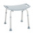 Grey Bathroom Safety Shower Tub Bench Chair - rtl12203kdr (angled view) | Free Shipping, Quick Delivery