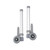 Rear Glide Walker Brakes with 3" Wheels - 10106| Free Shipping, Quick Delivery