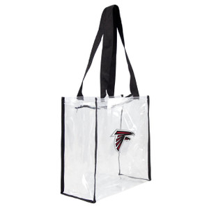 Atlanta Falcons Clear Square Stadium Tote Z157-8669967377 Atlanta Falcons Clear Square Stadium Tote Z157-8669967377