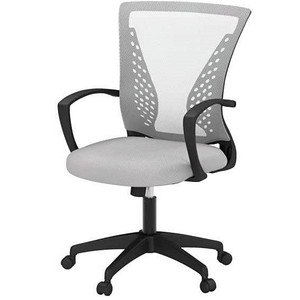 Gray Modern Mid-Back Ergonomic Mesh Office Desk Chair with Armrest on Wheels Q280-HMBGOC389159371 Gray Modern Mid-Back Ergonomic Mesh Office Desk Chair with Armrest on Wheels Q280-HMBGOC389159371