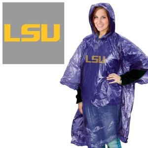 LSU Tigers Rain Poncho Z157-9960625330 LSU Tigers Rain Poncho Z157-9960625330