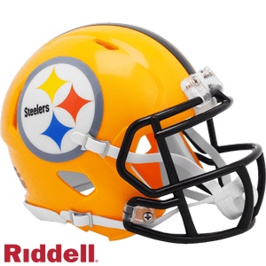 Pittsburgh Steelers Helmet Riddell Replica Mini Speed Style 2007 Gold T/B Z157-9585563629 Pittsburgh Steelers Helmet Riddell Replica Mini Speed Style 2007 Gold T/B Z157-9585563629