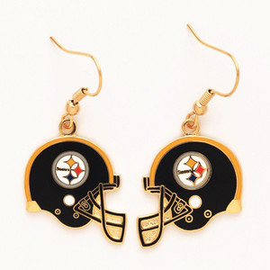 Pittsburgh Steelers Earrings Helmet Design - Special Order Z157-3208559175 Pittsburgh Steelers Earrings Helmet Design - Special Order Z157-3208559175