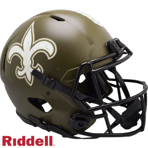 New Orleans Saints Helmet Riddell Authentic Full Size Speed Style Salute To Service 2022 Z157-9585563253 New Orleans Saints Helmet Riddell Authentic Full Size Speed Style Salute To Service 2022 Z157-9585563253