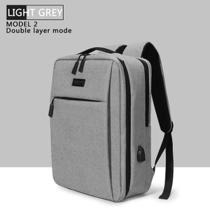 Color: Double layerlight grey, Size: 17.3inches - Oxford Cloth Bag Q119-CJNS122242532FU Color: Double layerlight grey, Size: 17.3inches - Oxford Cloth Bag Q119-CJNS122242532FU