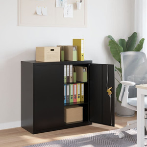 File Cabinet Black Powder-coated steel Standard File Cabinet A949-339730 File Cabinet Black Powder-coated steel Standard File Cabinet A949-339730