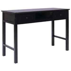 Desk Black Paulownia wood Medium Desk Rectangular Vintage A949-284158 Desk Black Paulownia wood Medium Desk Rectangular Vintage A949-284158