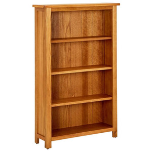 Bookcase Natural Oak Solid Oak Wood Standard Bookcase A949-331735 Bookcase Natural Oak Solid Oak Wood Standard Bookcase A949-331735