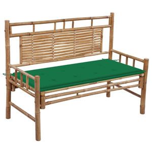 Garden Bench Natural Bamboo Bamboo Medium Durable Garden Bench A949-3063881 Garden Bench Natural Bamboo Bamboo Medium Durable Garden Bench A949-3063881