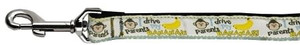 Monkey Madness Nylon Dog Leash 5/8 inch wide 6ft Long S528-125-029 5806 Monkey Madness Nylon Dog Leash 5/8 inch wide 6ft Long S528-125-029 5806