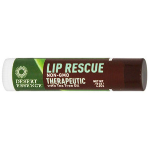 Desert Essence Lip Balm, Tea Tree Oil Rescue (24x.15 Oz) G240-B-54325-24PK Desert Essence Lip Balm, Tea Tree Oil Rescue (24x.15 Oz) G240-B-54325-24PK