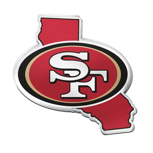 San Francisco 49ers Auto Emblem Acrylic State Shape Z157-1493498976 San Francisco 49ers Auto Emblem Acrylic State Shape Z157-1493498976