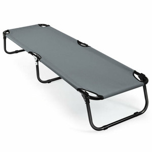 Outdoor Folding Camping Bed for Sleeping Hiking Travel-Gray - Color: Gray D681-NP12402GR Outdoor Folding Camping Bed for Sleeping Hiking Travel-Gray - Color: Gray D681-NP12402GR