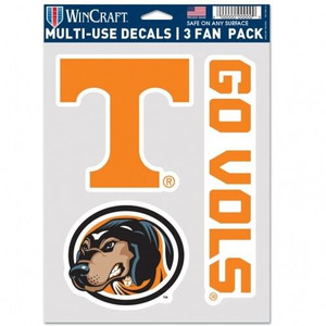 Tennessee Volunteers Decal Multi Use Fan 3 Pack Special Order Z157-9416607838 Tennessee Volunteers Decal Multi Use Fan 3 Pack Special Order Z157-9416607838