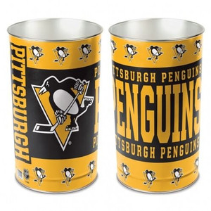 Pittsburgh Penguins Wastebasket 15 Inch Z157-1094380106 Pittsburgh Penguins Wastebasket 15 Inch Z157-1094380106