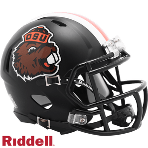 Oregon State Beavers Helmet Riddell Replica Mini Speed Style Satin Black Z157-9585590161 Oregon State Beavers Helmet Riddell Replica Mini Speed Style Satin Black Z157-9585590161