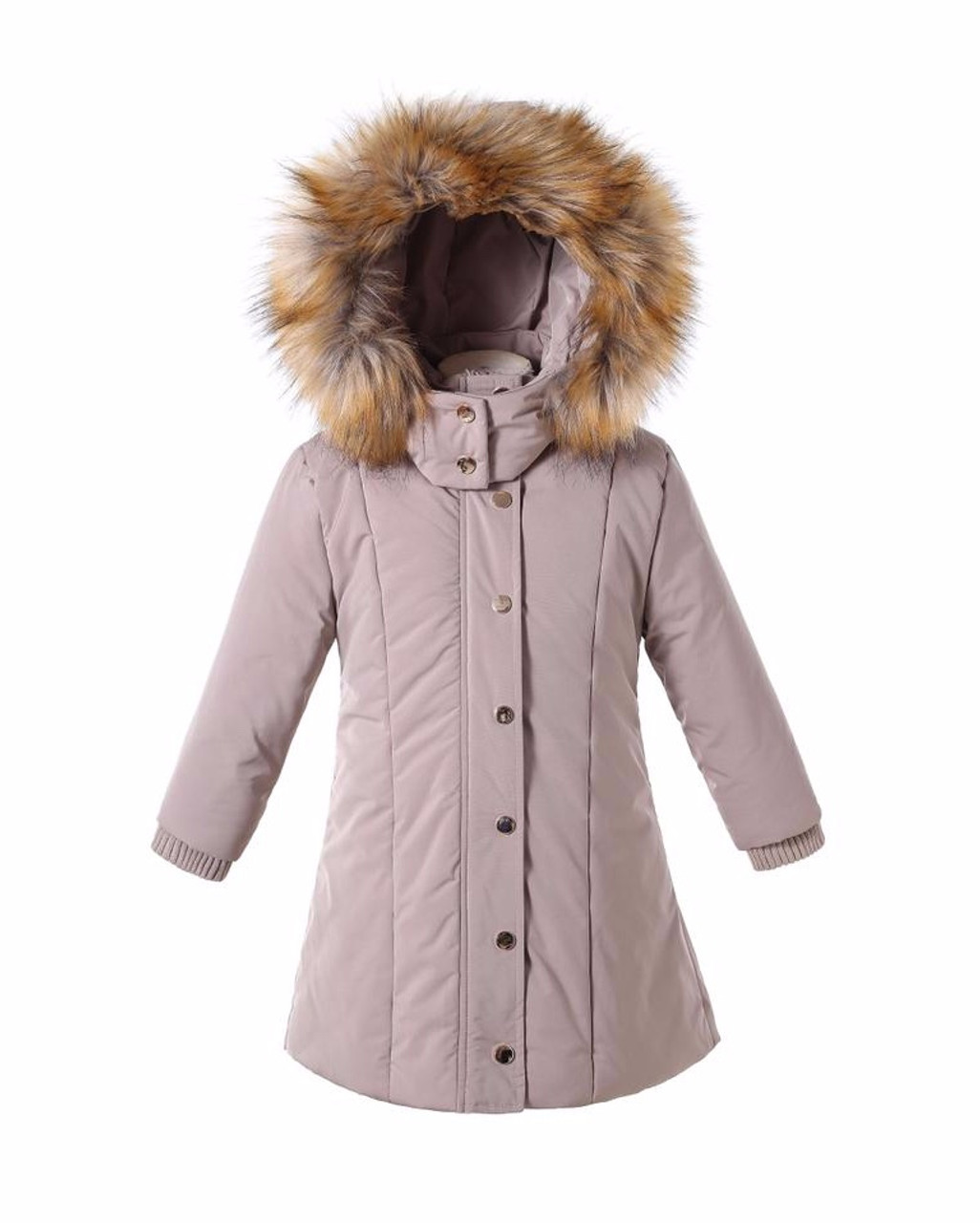 Girls Cozy-Lined Parka- Paige color